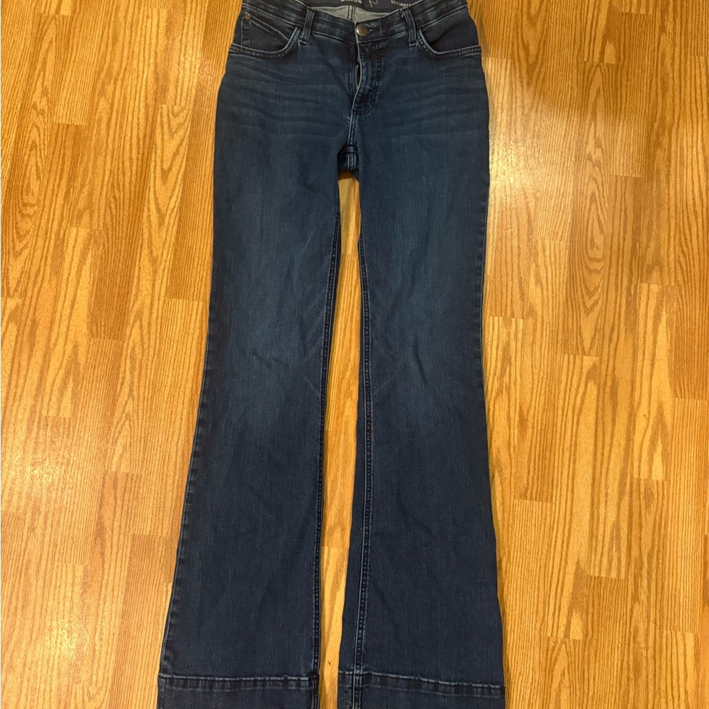Wrangler Willow Dark Blue Women's Flare Jeans
